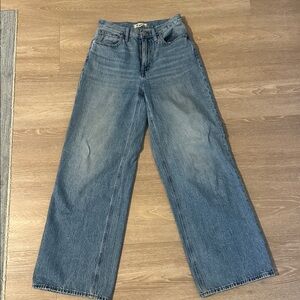 Madewell - Super Wide Leg Jeans - Size 27 - EUC